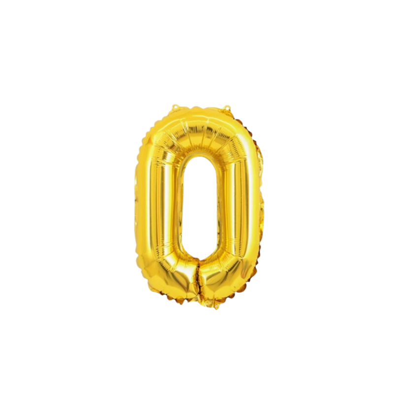 16 Inch Gold Alphabet Letter Balloons