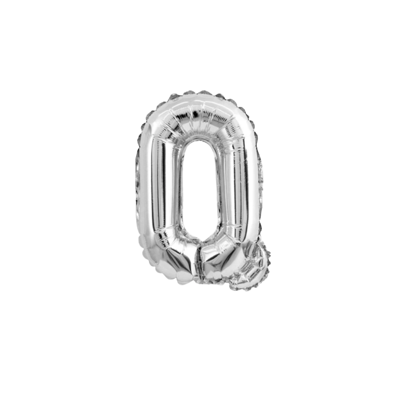 16 Inch Silver Alphabet Letter Balloons