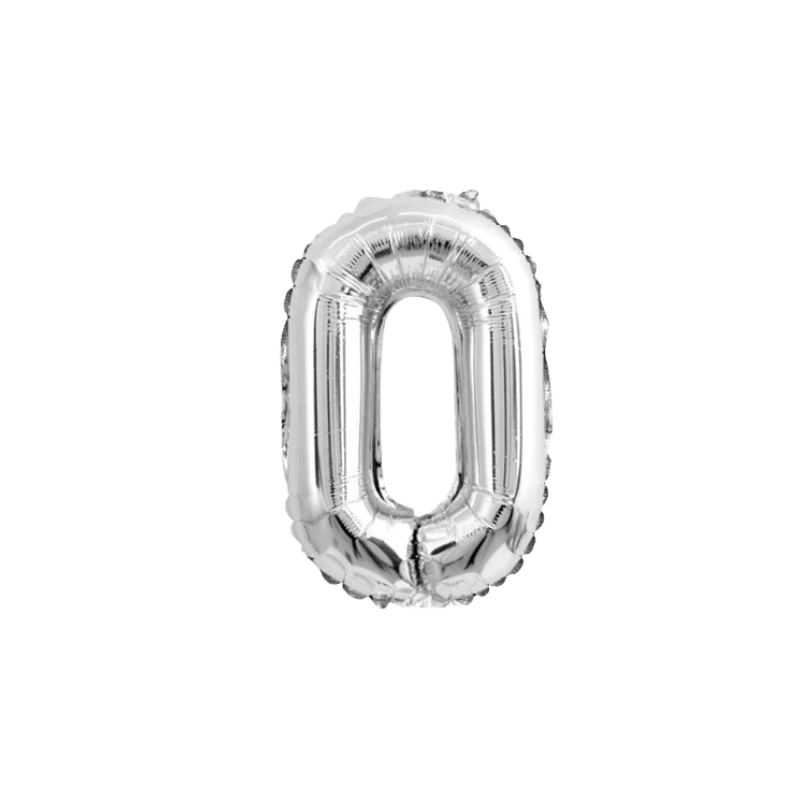 16 Inch Silver Alphabet Letter Balloons