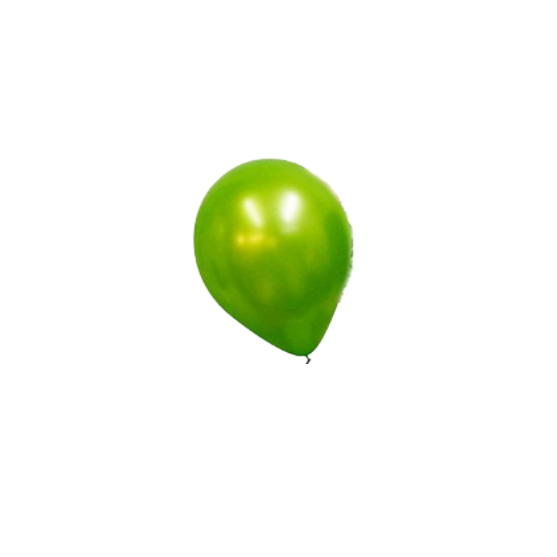 11 Inch Metallic Latex Balloons (Single Pc)
