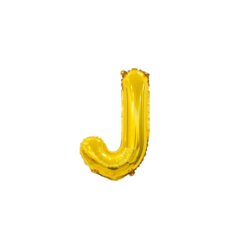 16 Inch Gold Alphabet Letter Balloons
