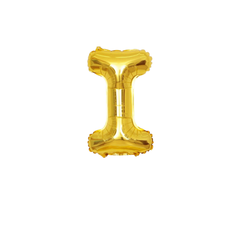 16 Inch Gold Alphabet Letter Balloons