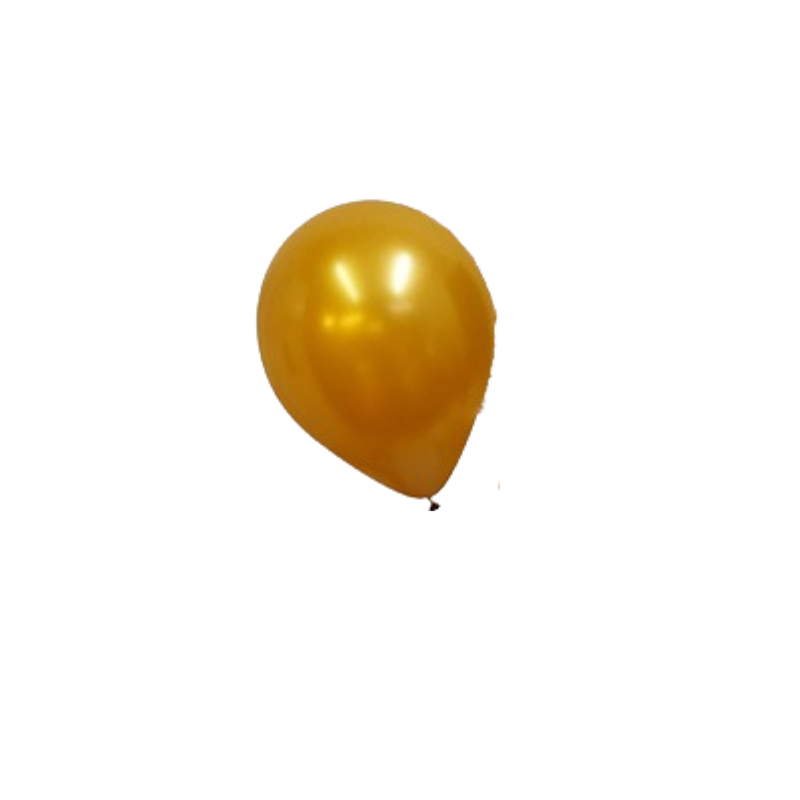 11 Inch Metallic Latex Balloons (Single Pc)