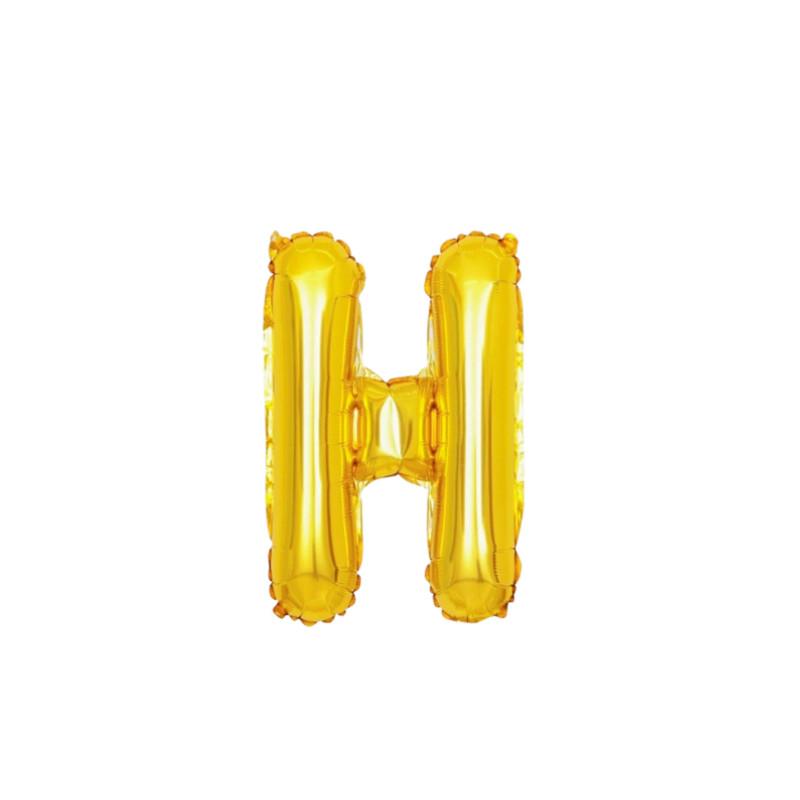 16 Inch Gold Alphabet Letter Balloons