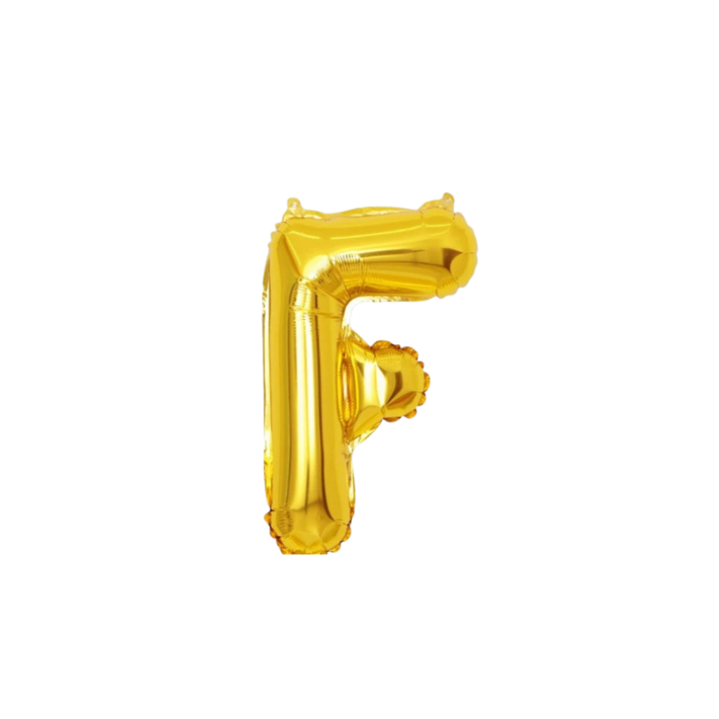 16 Inch Gold Alphabet Letter Balloons