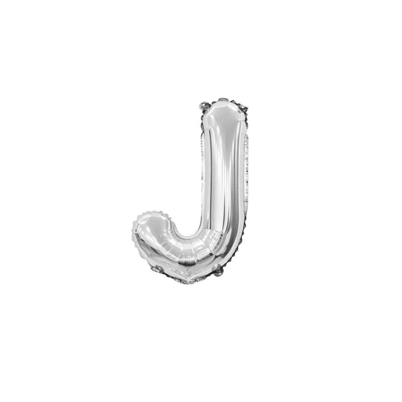 16 Inch Silver Alphabet Letter Balloons