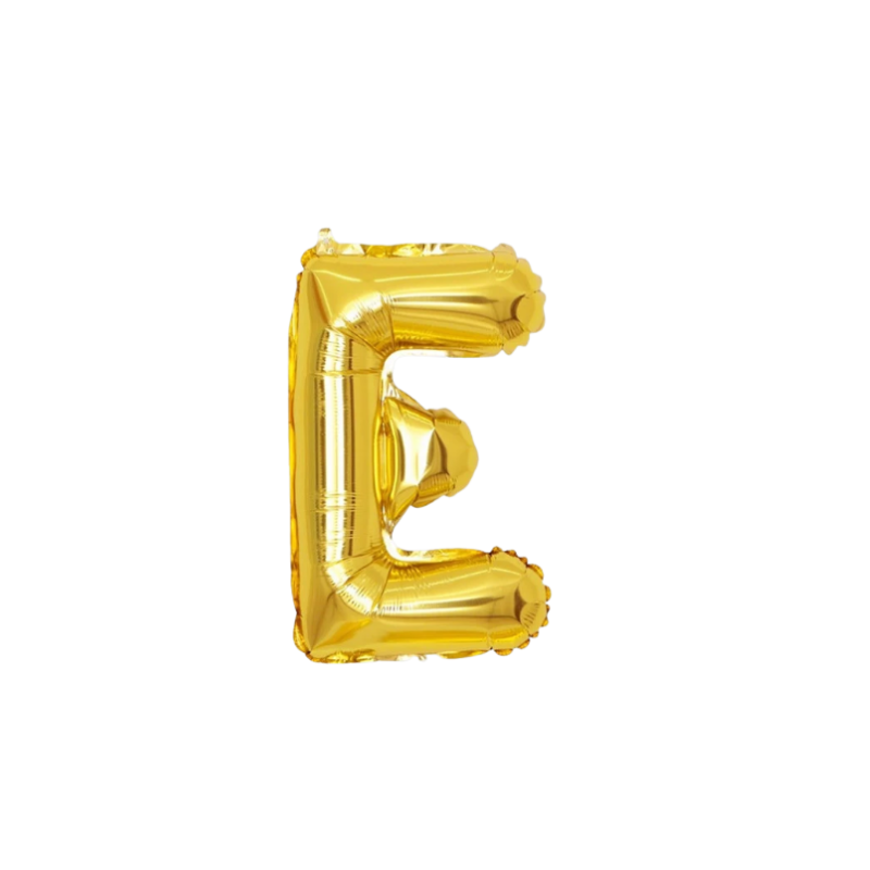 16 Inch Gold Alphabet Letter Balloons