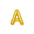 16 Inch Gold Alphabet Letter Balloons
