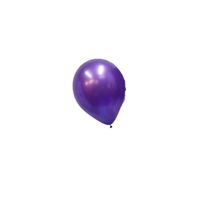 11 Inch Metallic Latex Balloons (Single Pc)