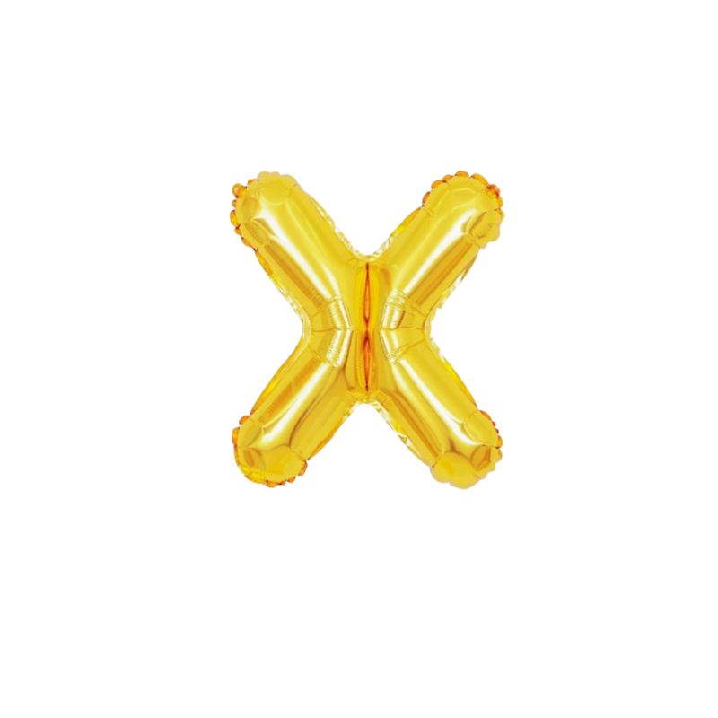 16 Inch Gold Alphabet Letter Balloons