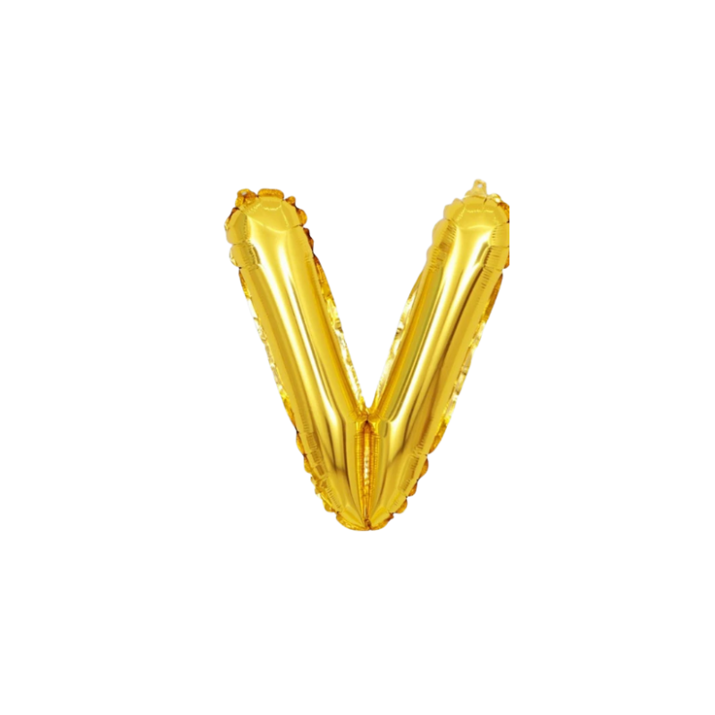 16 Inch Gold Alphabet Letter Balloons
