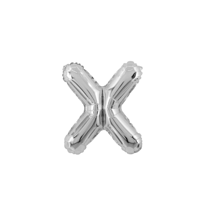 16 Inch Silver Alphabet Letter Balloons