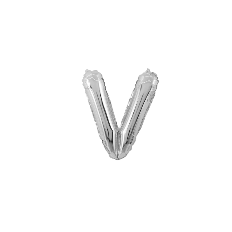 16 Inch Silver Alphabet Letter Balloons