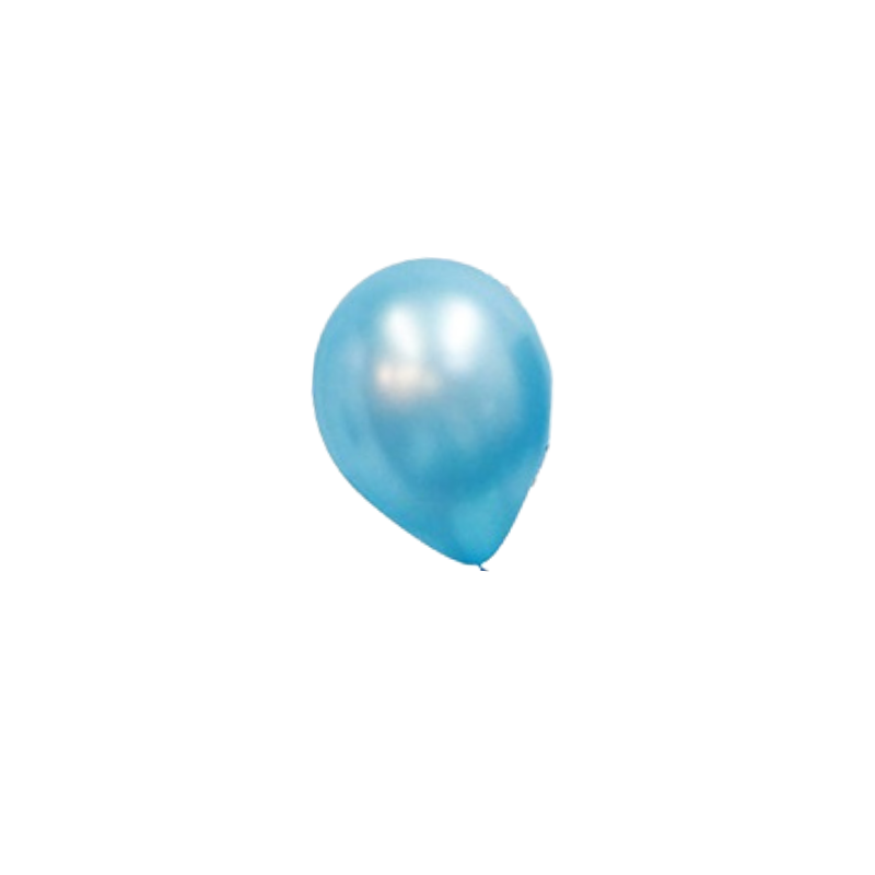 11 Inch Metallic Latex Balloons (Single Pc)