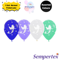 11 Inch Mermaid Printed Latex Balloons